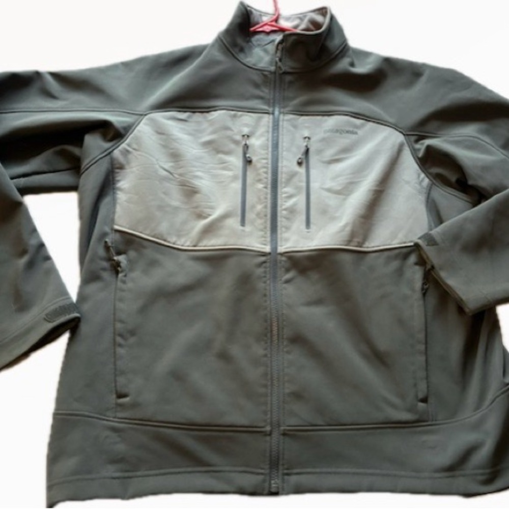 Patagonia Polartec Windbloc Soft Shell Jacket Men’s XL Gray Full Zip 85136